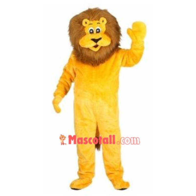 Lionel the Lion Mascot Adult Costume