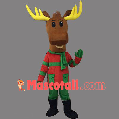 Lovely Christmas Deer Mascot Costume