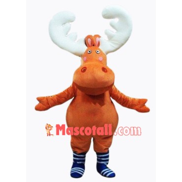 New Big Moose Deer Mascot Costume