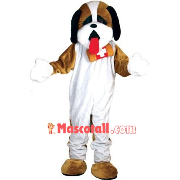 St Bernard Dog Mascot Costume