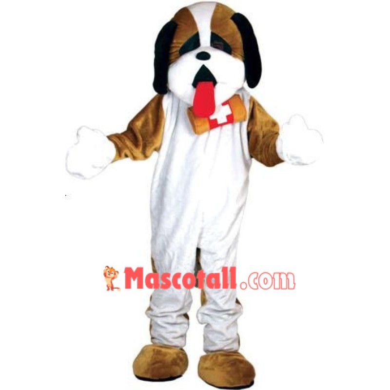 St Bernard Dog Mascot Costume