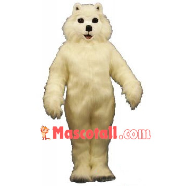 White Dog Mascot Costume