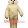 White Dog Mascot Costume