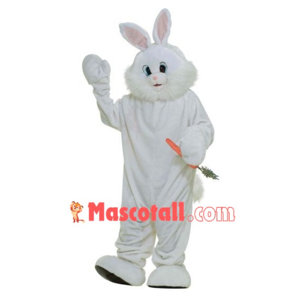 Plush Bunny Mascot Costume 
