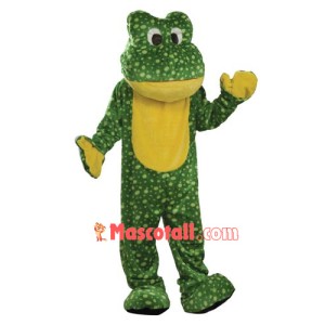 Deluxe Plush Frog Adult Mascot Costume