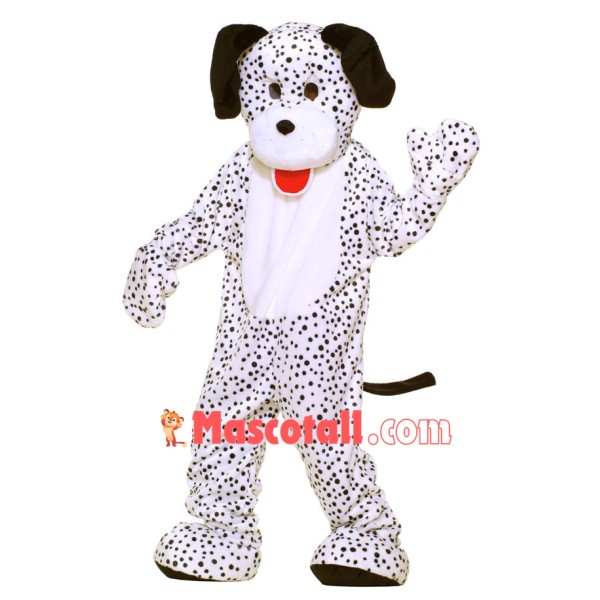 Deluxe Plush Dalmatian Mascot Dog Costume