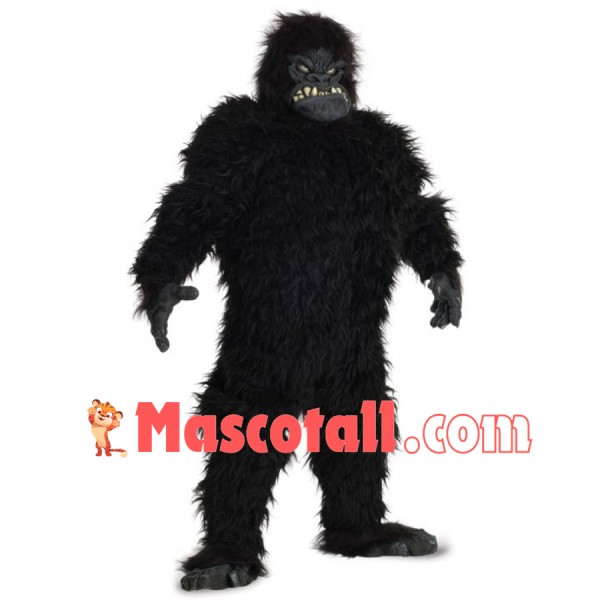 Gorilla Plush Mascot Costume