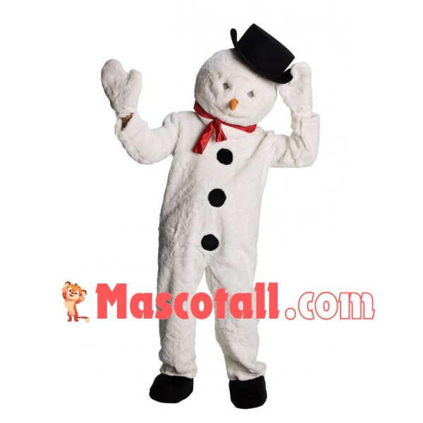 Snowman Plush Mascot Costume
