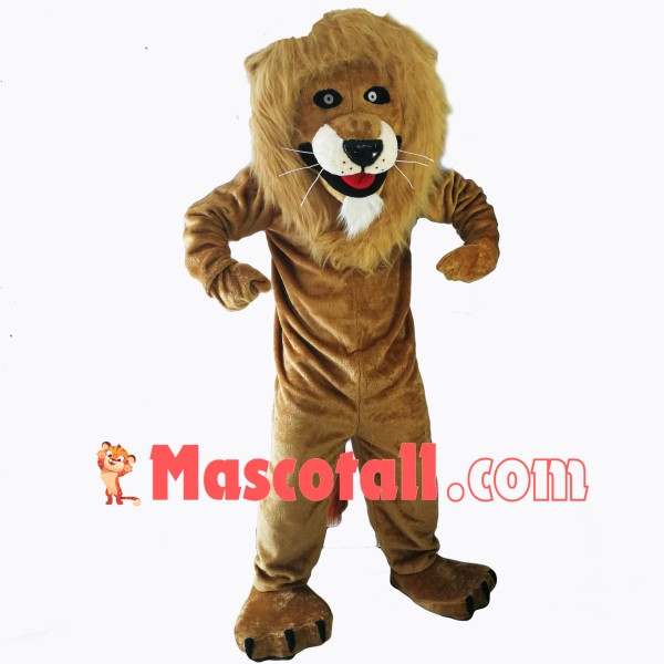 Strong Lion Mascot Costume