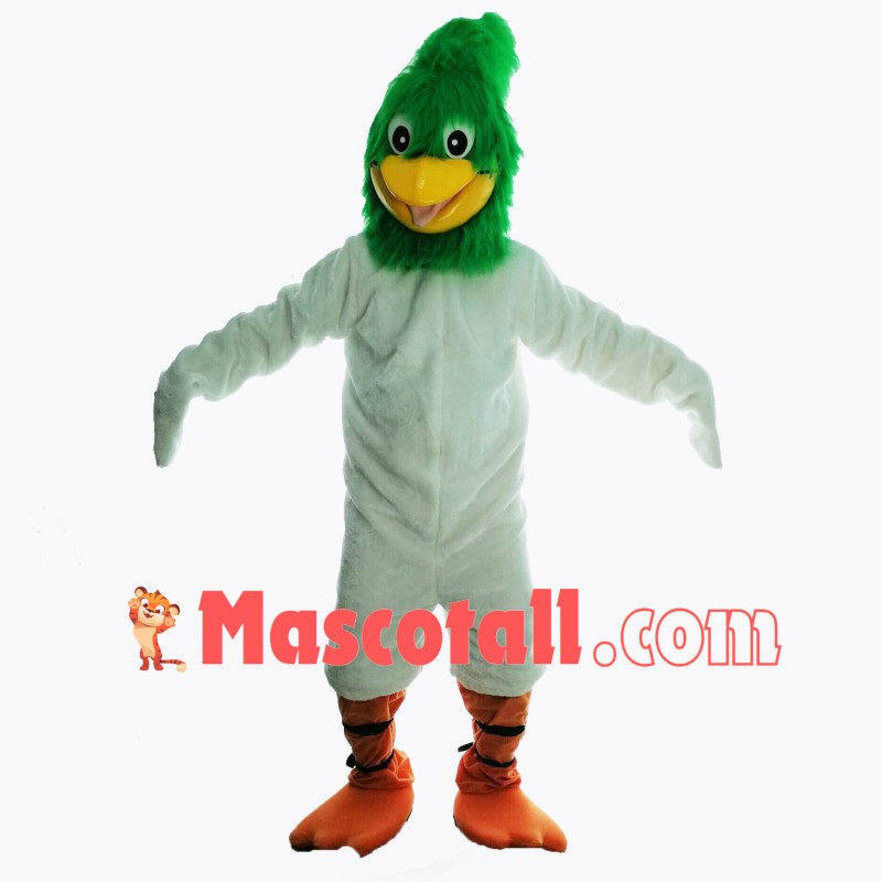 Green Roadrunner Mascot Costume 