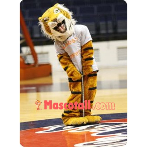 Happy Tiger Mascot Costume