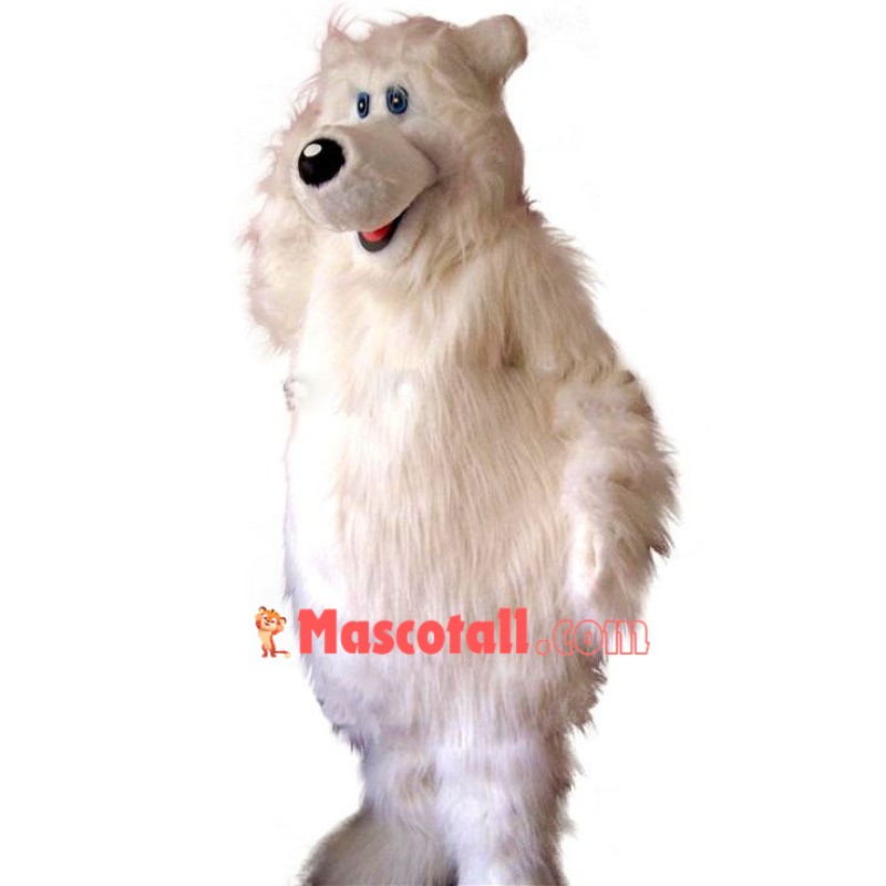 Cute Polar Bear Mascot Costume