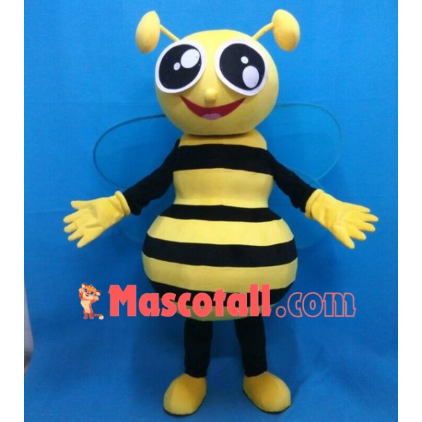 Happy Honey Bee Mascot Costume