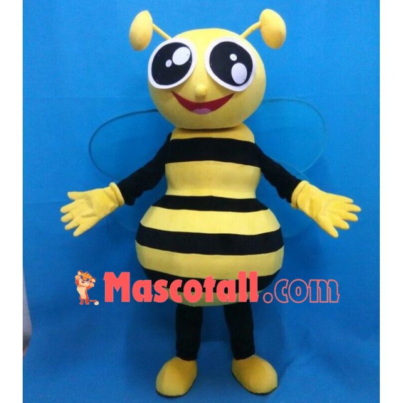 Happy Honey Bee Mascot Costume