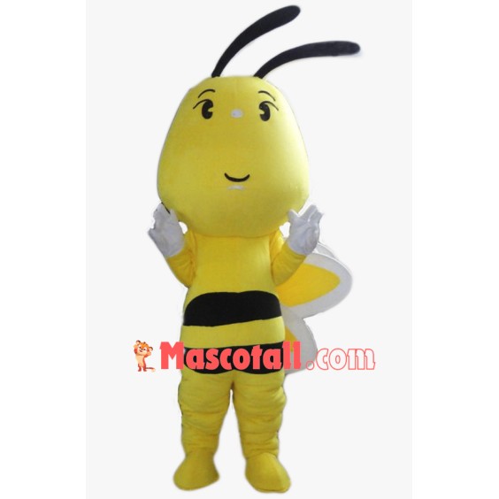 Big Head Bee Mascot Costume