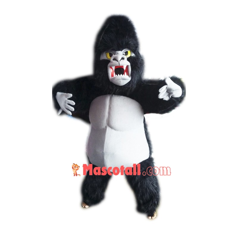Black Gorilla Mascot Costume Adult Costume