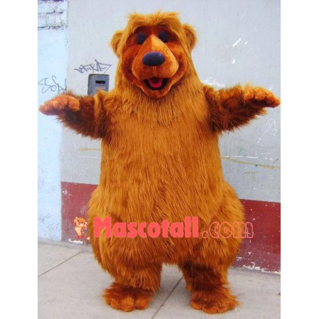 Brown Bear Mascot Costume Adult Costume