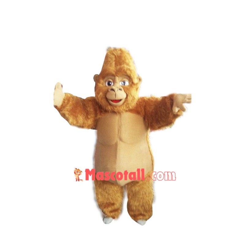 Brown Gorilla Mascot Costume Adult Costume