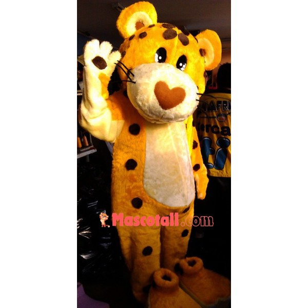 Cute Cheetah Mascot Costume