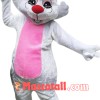 Glasses Easter Bunny Mascot Costume