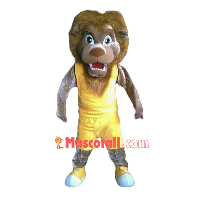 Lion Mascot Costume Adult Costume