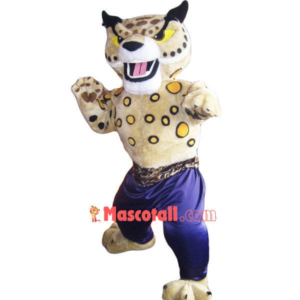 Martial Arts Cheetah Mascot Costume Adult Costume