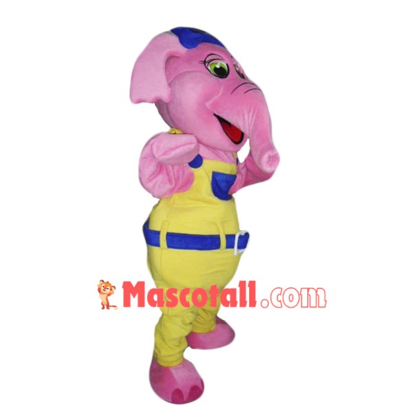 Pink Elephant Mascot Costume Adult Costume