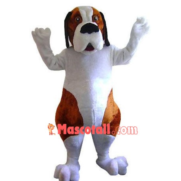 Saint Bernard Dog Mascot Costume
