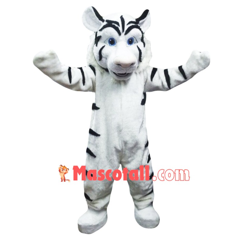 White Tiger Mascot Costume Adult Costume