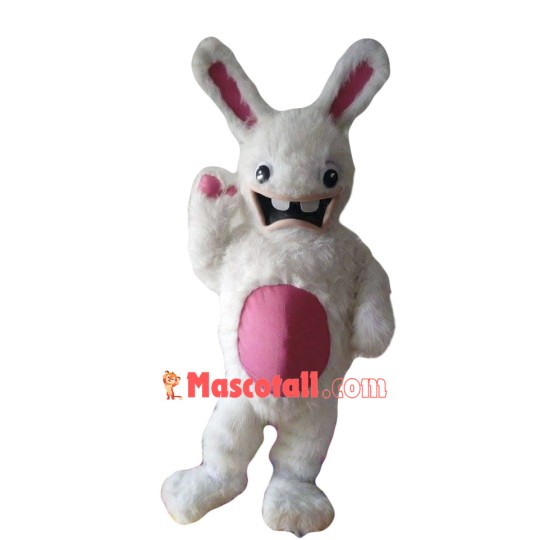 Crazy Bunny Mascot Costume Adult Costume