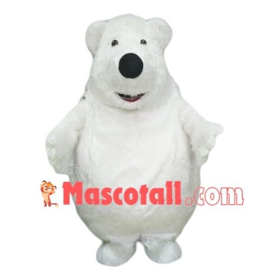 Giant Big Fat Polar Bear Mascot Costume