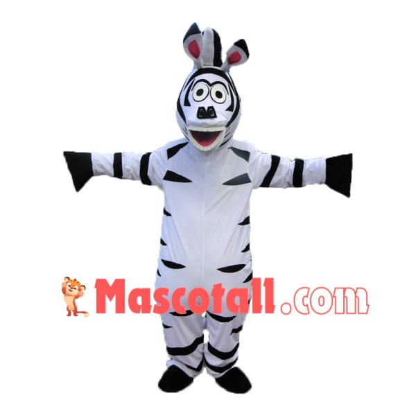 Madagascar Zebra Marty Mascot Costume