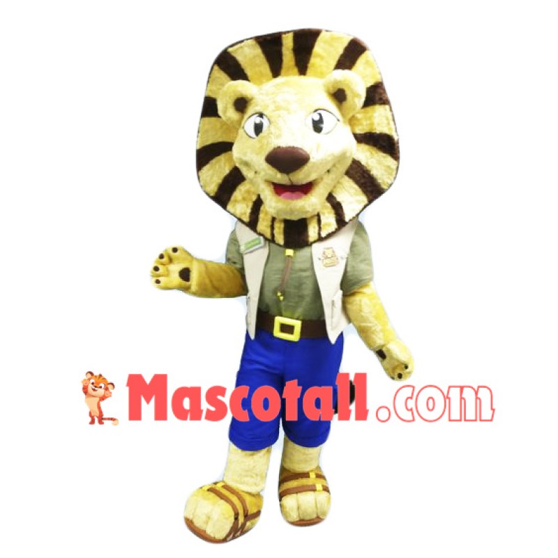 Folly Lion Mascot Costume