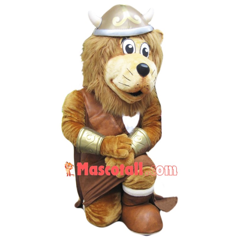 Viking Lion Mascot Costume