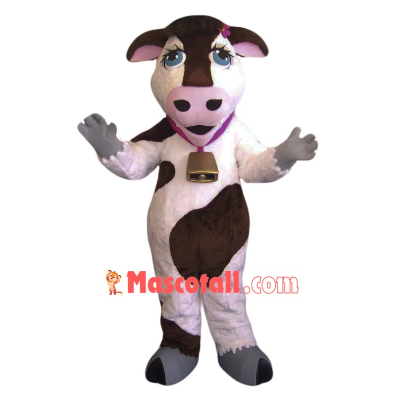 Cute Cow Mascot Costume