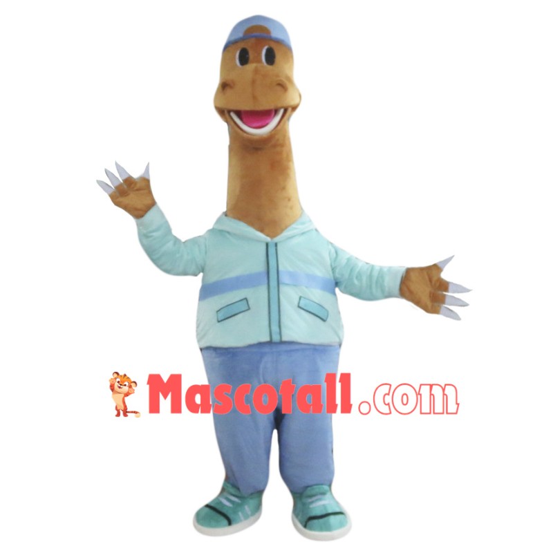 Happy Dinosaur Mascot Costume
