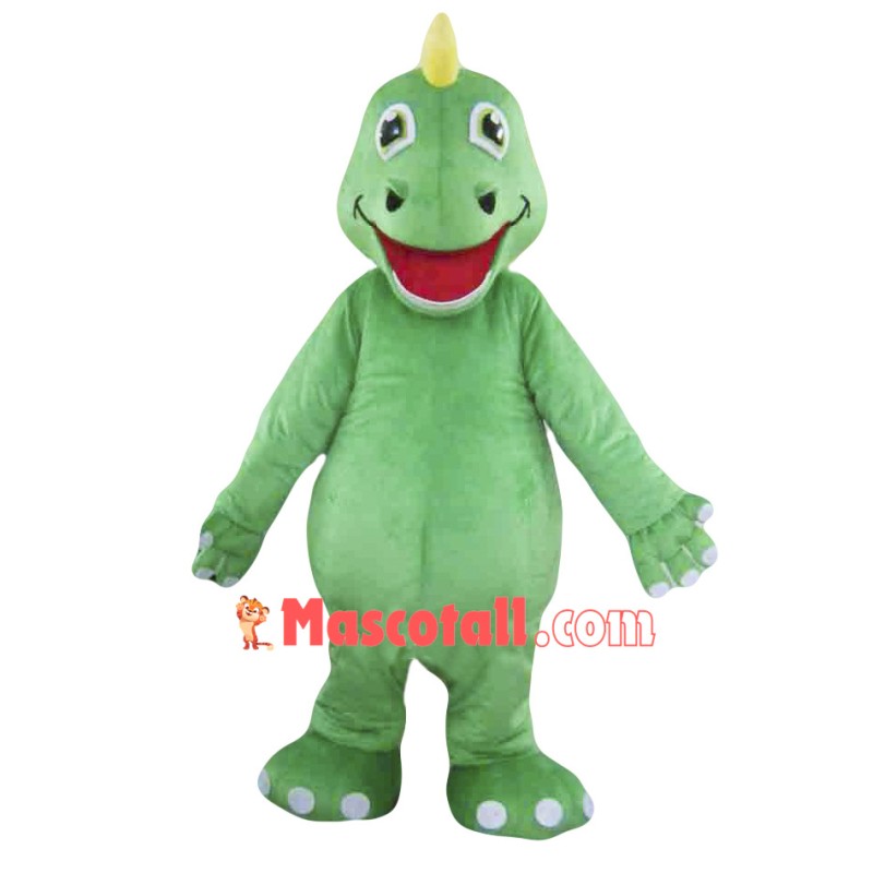Green Adult Dinosaur Mascot Costumes