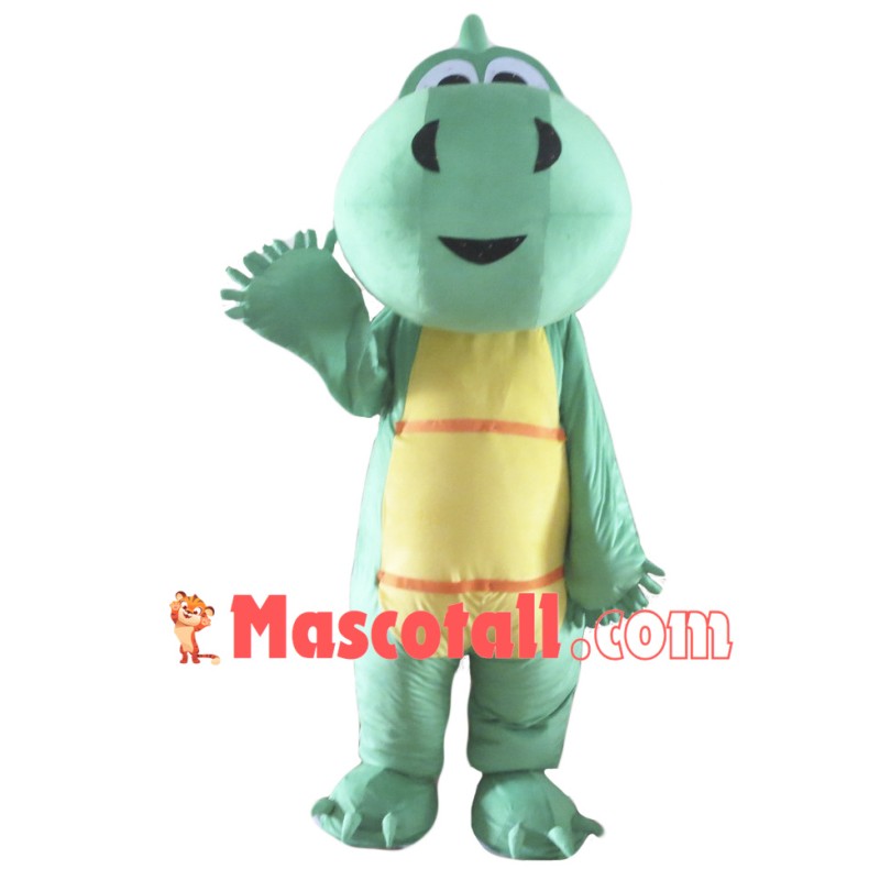 Green Dinosaur Mascot Costume for Adults 