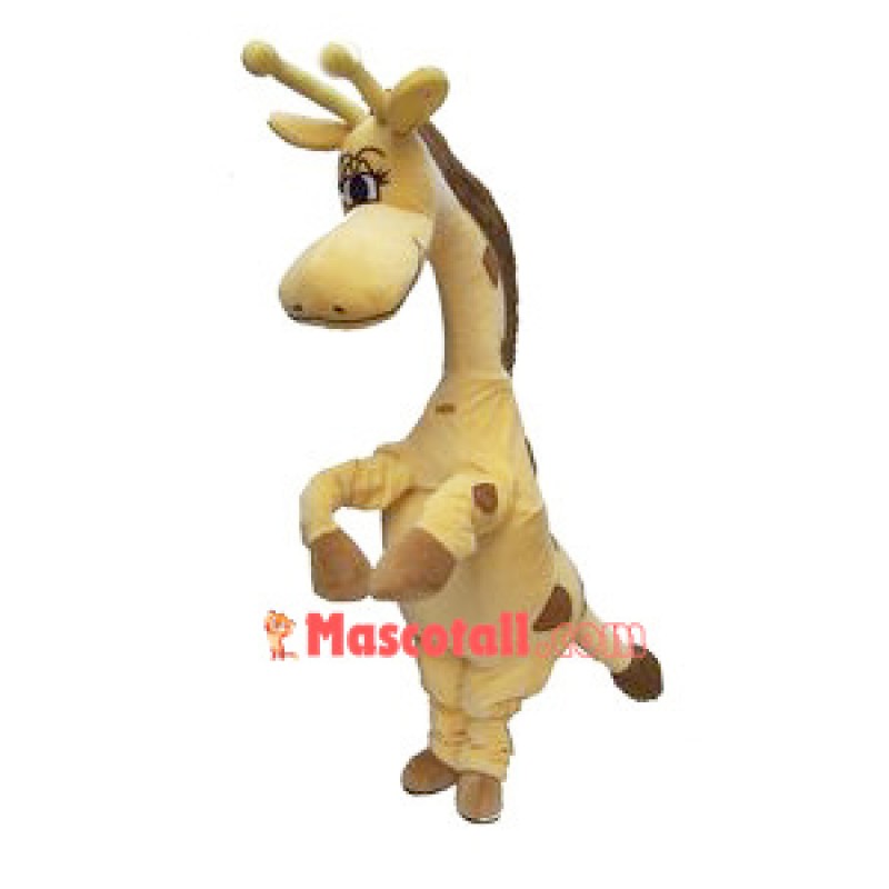 Cartoon Animal Giraffe Mascot Costume