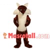 Friendly Fox Mascot Costume