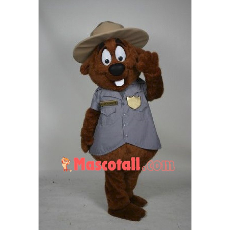 Police Beaver Mascot Costume
