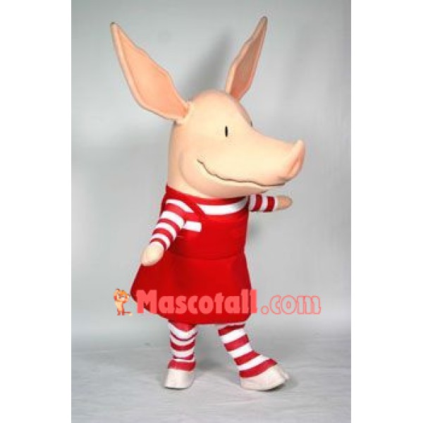 Olivia Pig Mascot Costume