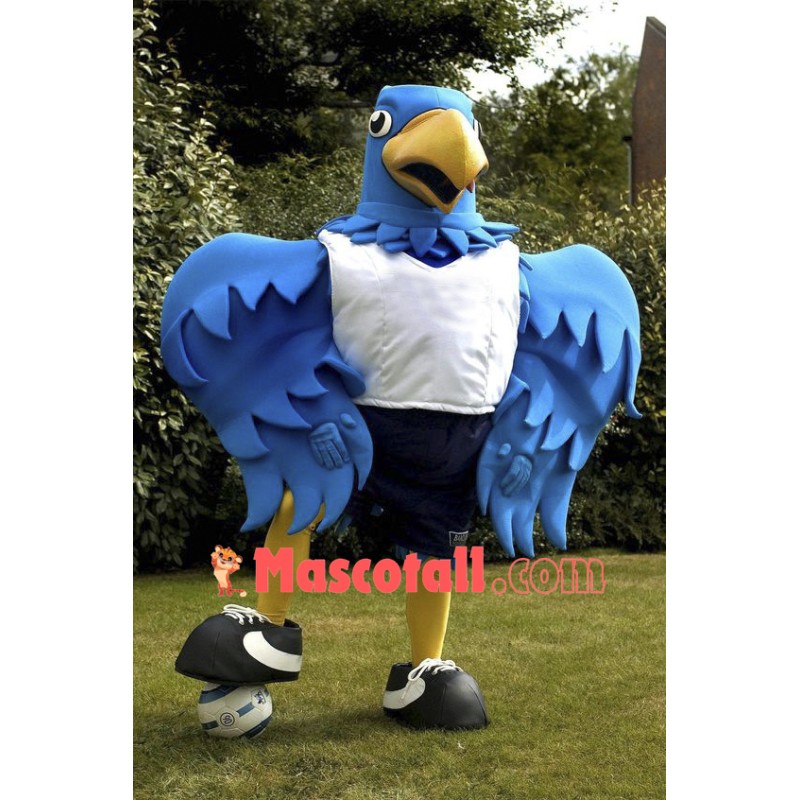Big Blue Bird Mascot Costume