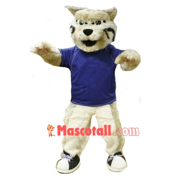 Power Bobcat Mascot Costume