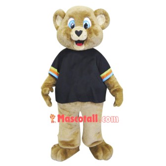 Cute Brown Bear Mascot Costume
