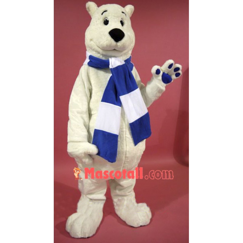 Breezy Polar Bear Mascot Costume 