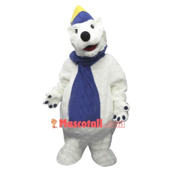 Happy Polar Bear Mascot Costume