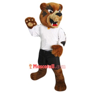 Brown Grizzly Bear Mascot Costume