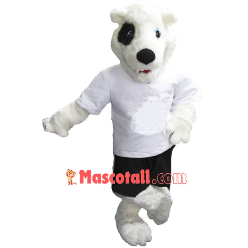 Cute White Bear Mascot Costume