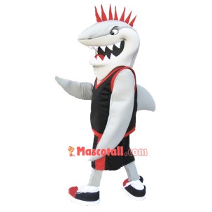 Sport White Shark Mascot Costume